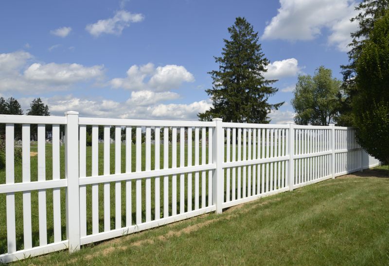 Vinyl Horse Fence Installation