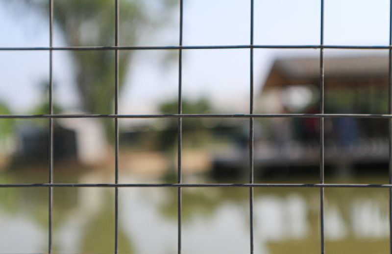 Wire Mesh Fence Installation